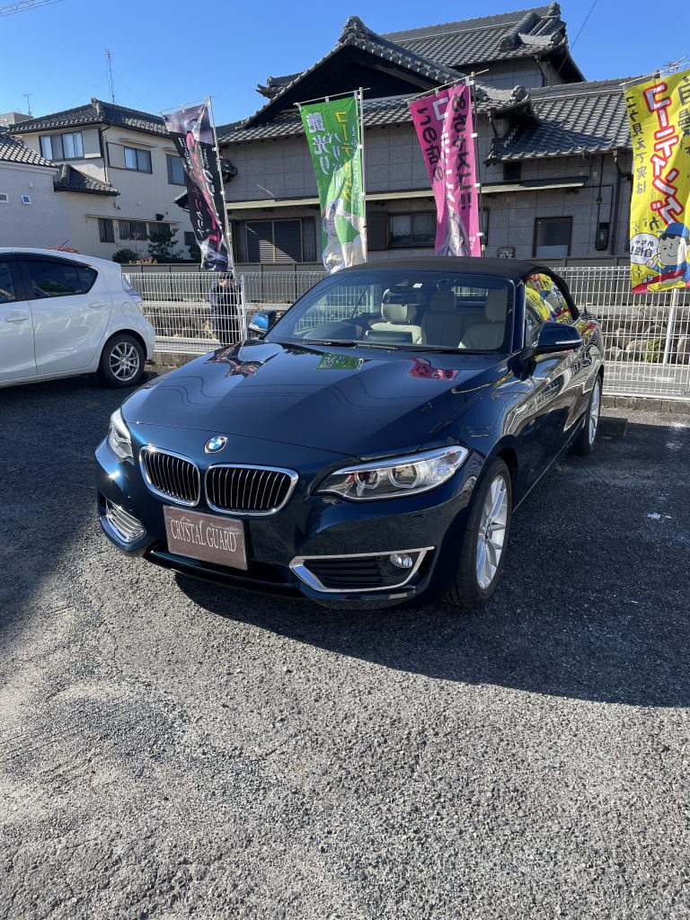 BMW220カブリオレのウインドウフィルム