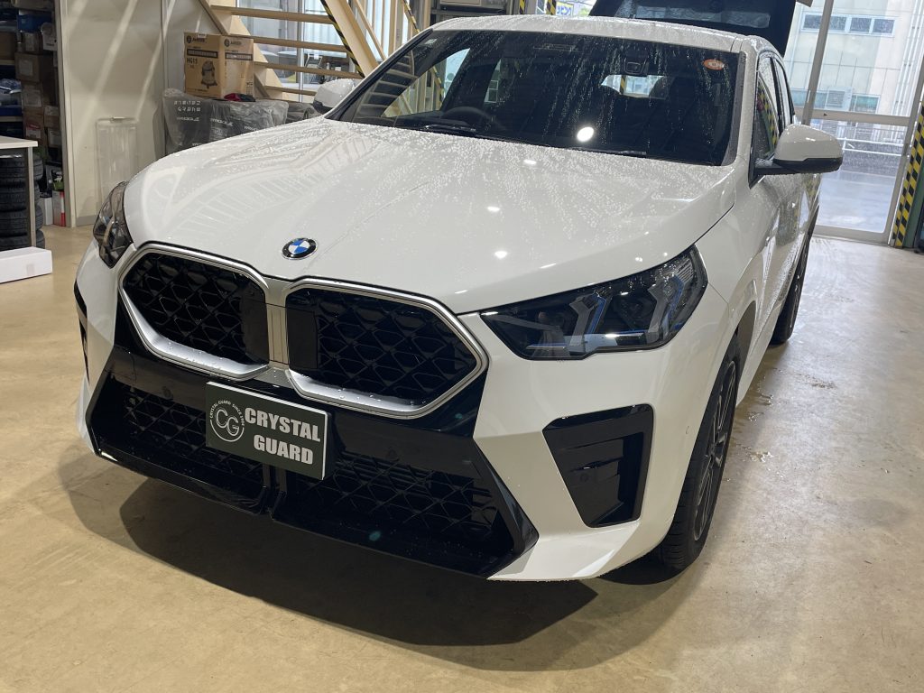 BMWX2に遮熱ウインドウフィルム施工