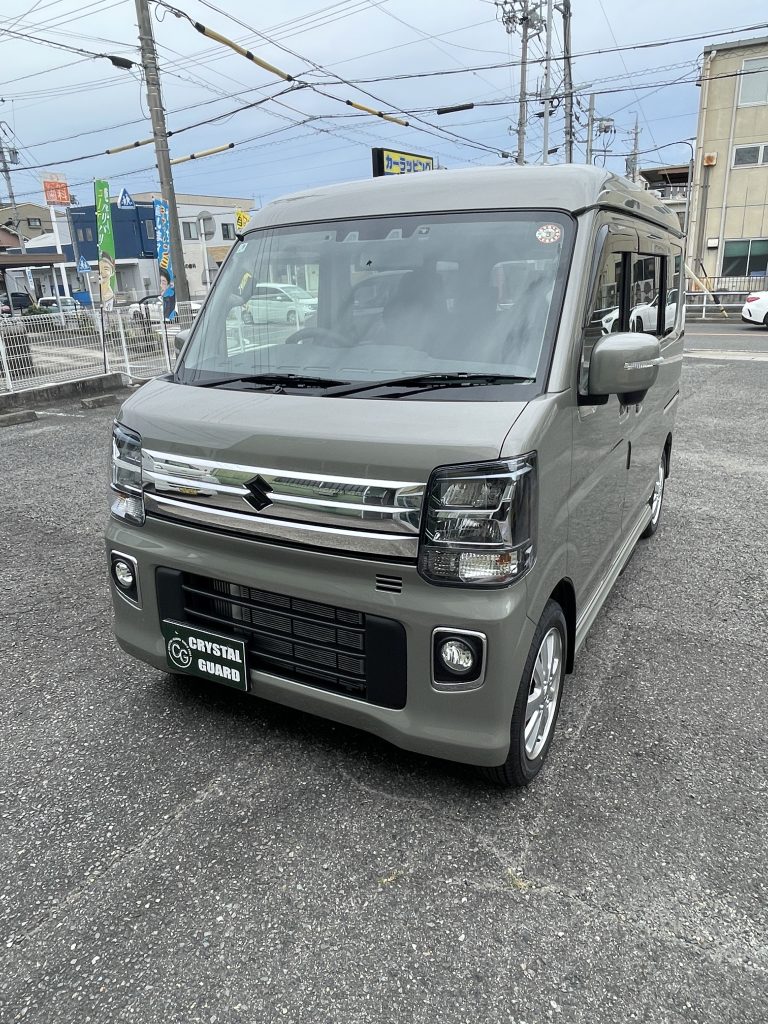 スズキエブリィワゴンのカーフィルム施工